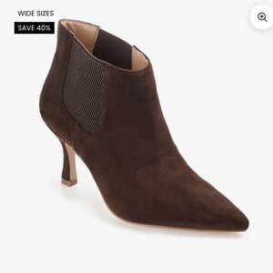 Journee Collection Dark Brown Heeled Boots